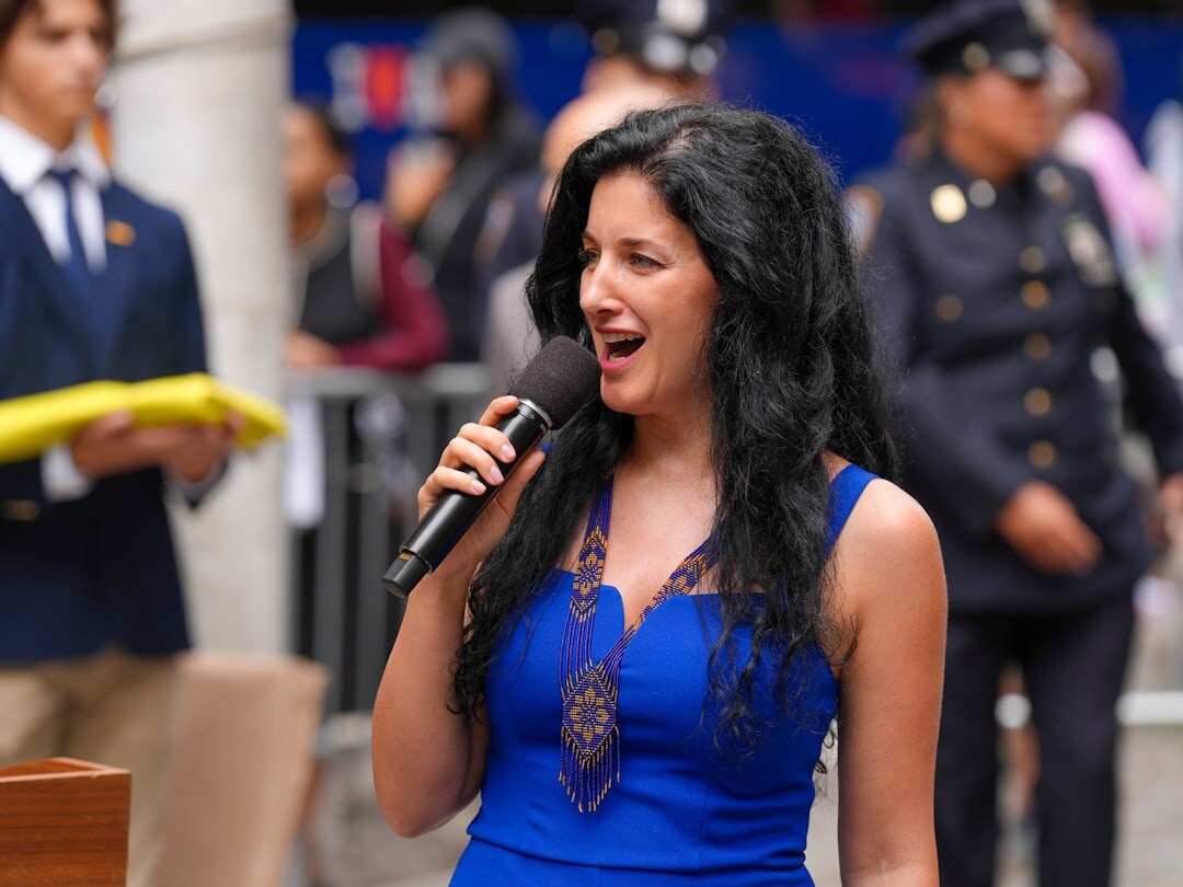 young activist speaking