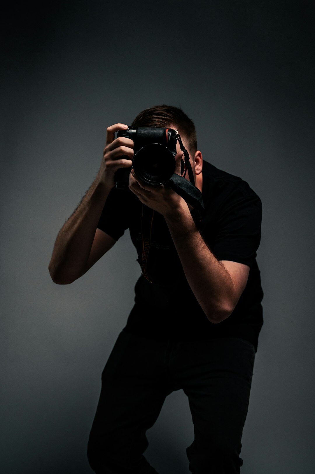 photographer taking portrait